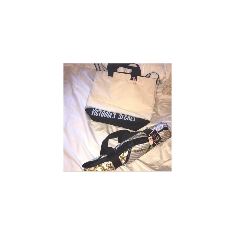 Victoria’s Secret cooler tote and blanket